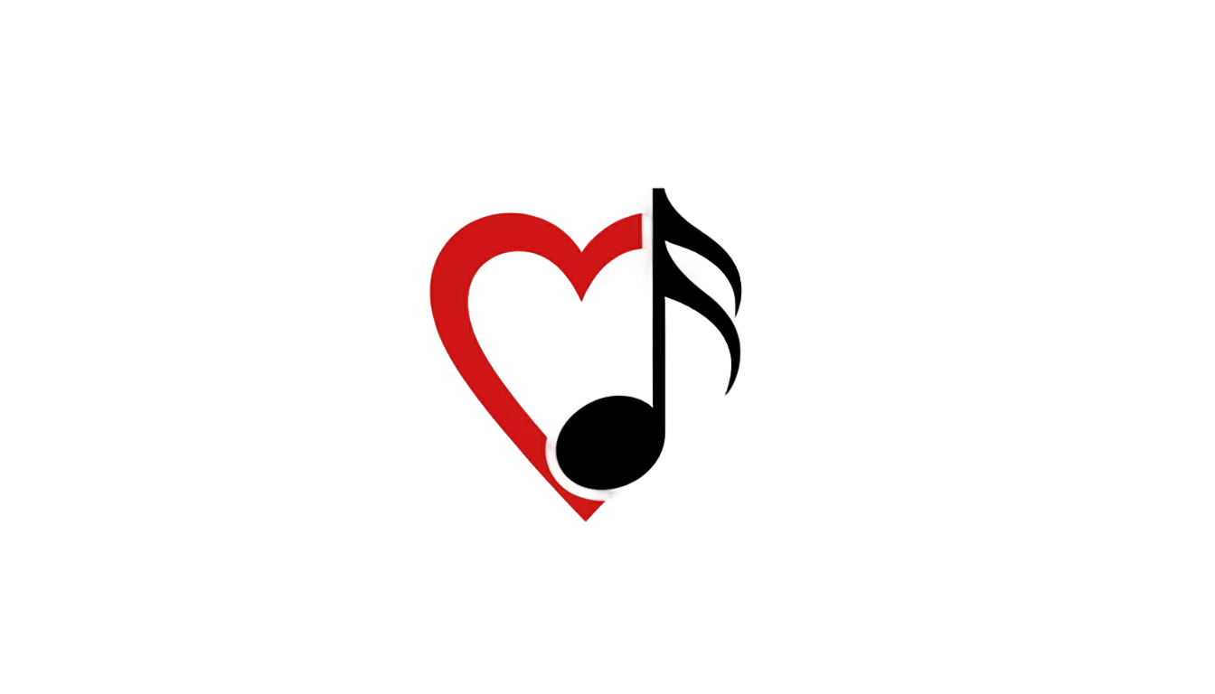 heart music note png PNG transparent background