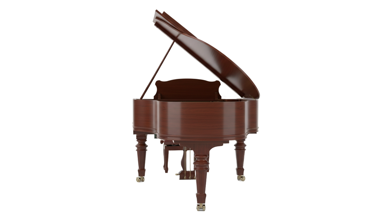 piano back view png PNG transparent background