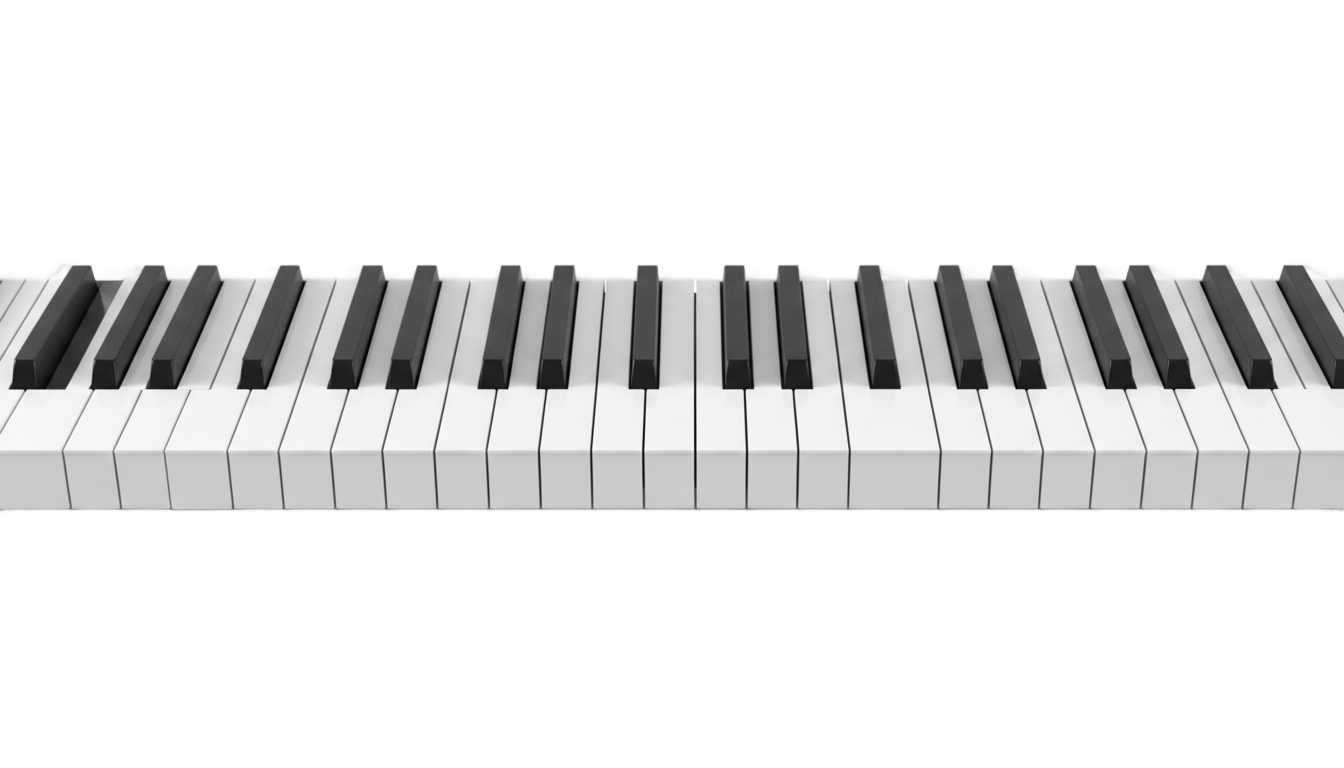 piano keyboard vector png PNG transparent background