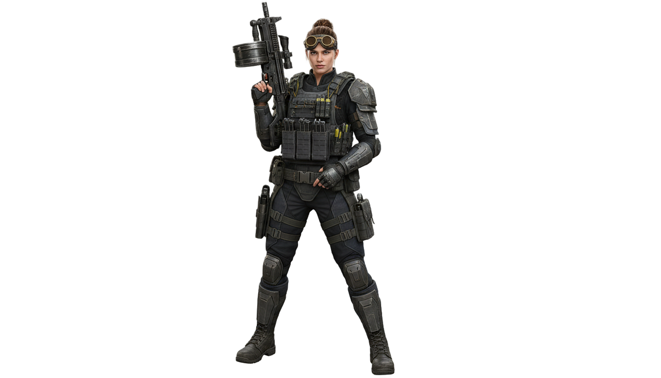 jules drum gun png PNG transparent background