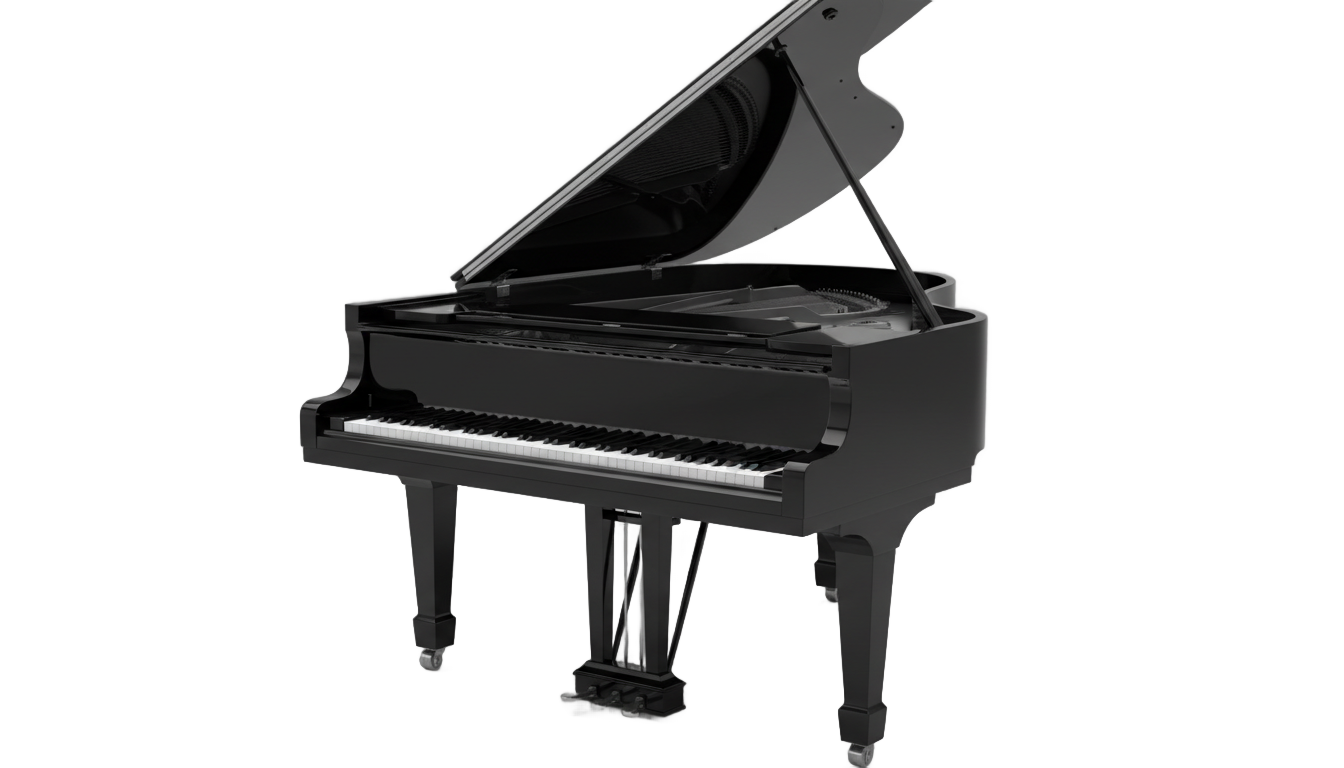 piano png black and white PNG transparent background
