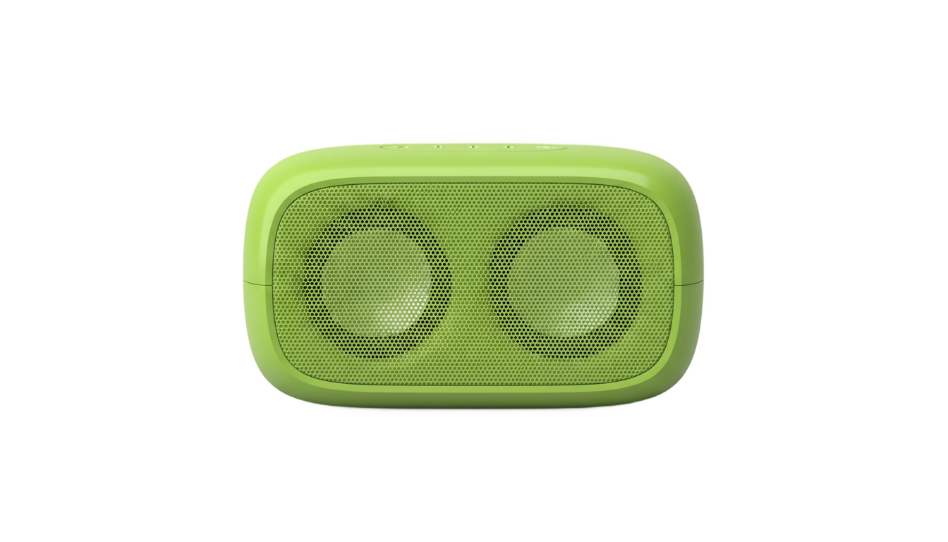 green speaker png PNG transparent background