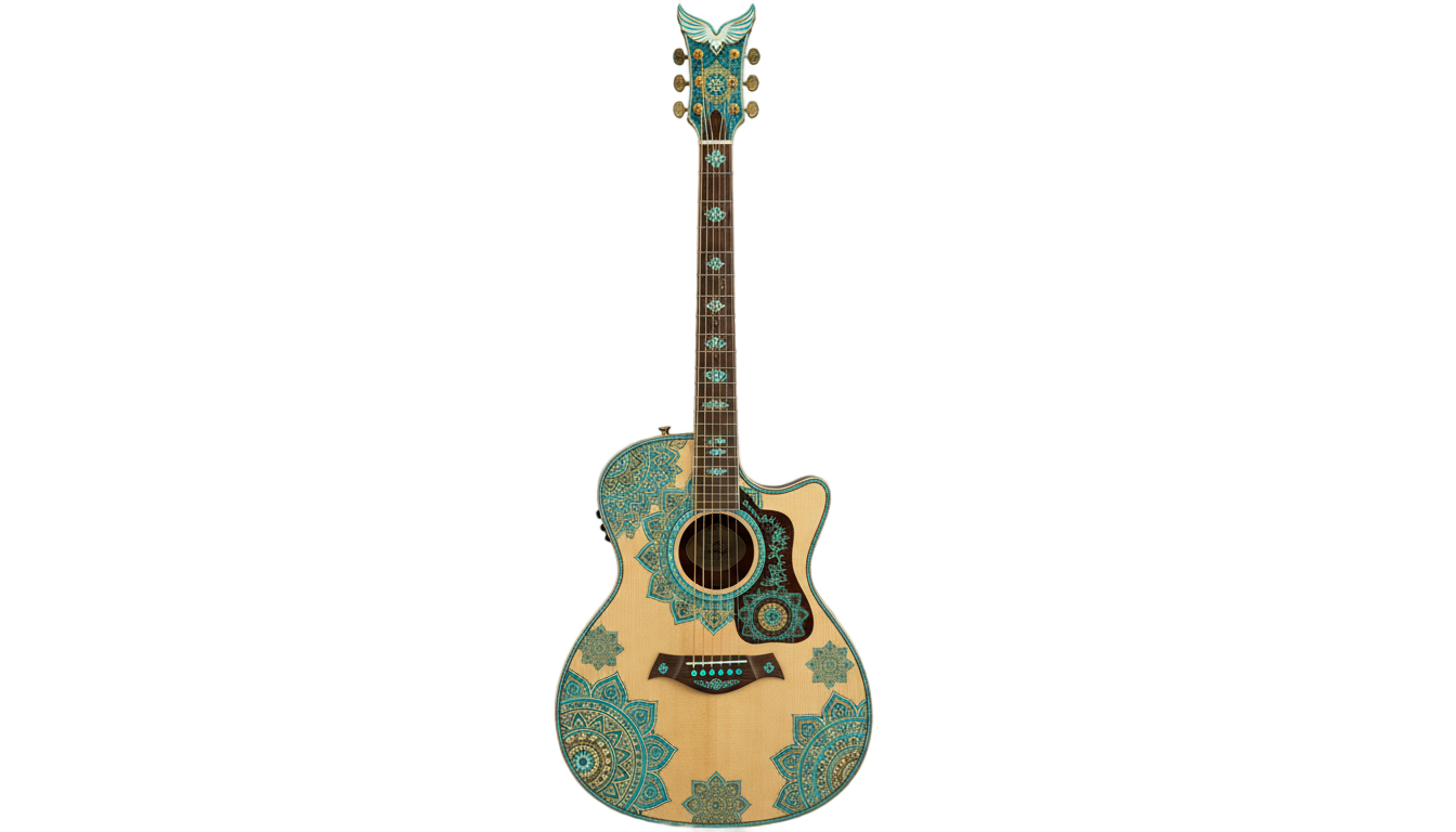 guitar art png PNG transparent background
