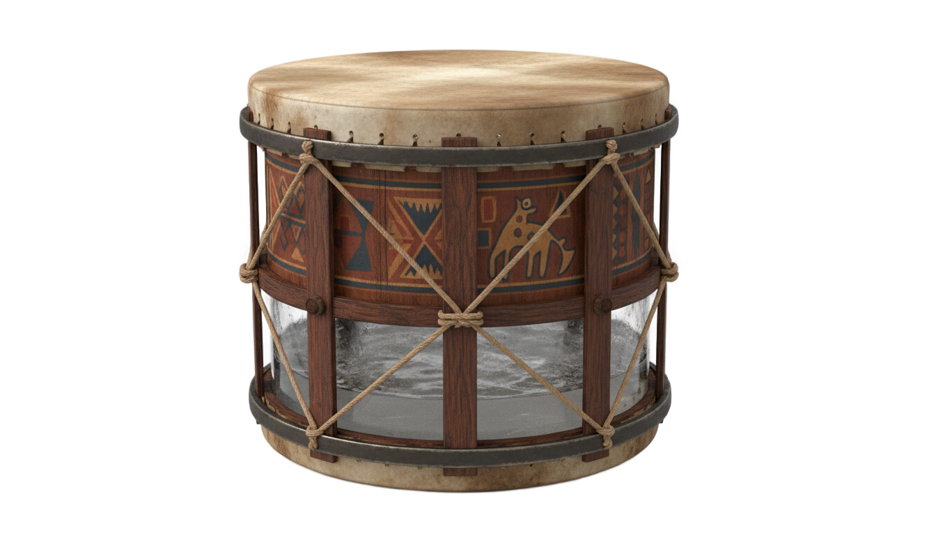 water drum png PNG transparent background