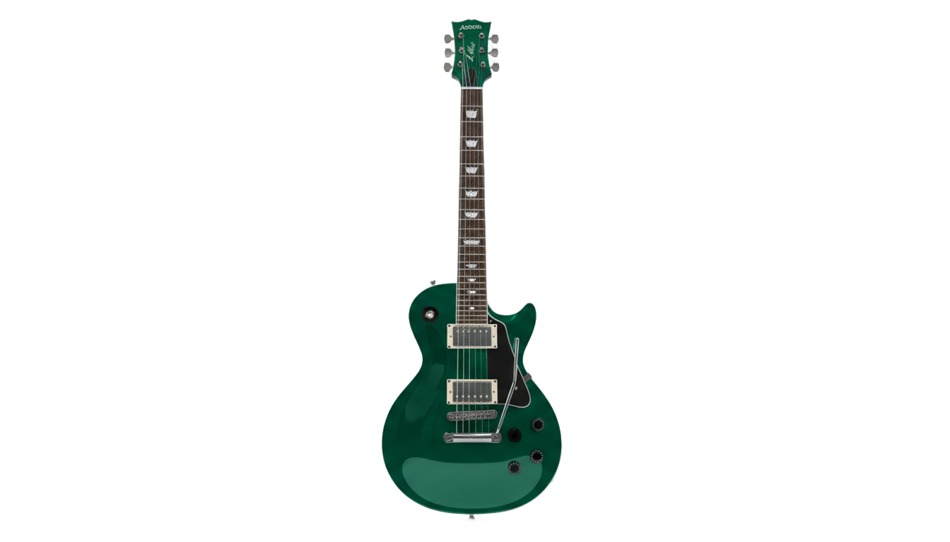 green guitar png PNG transparent background
