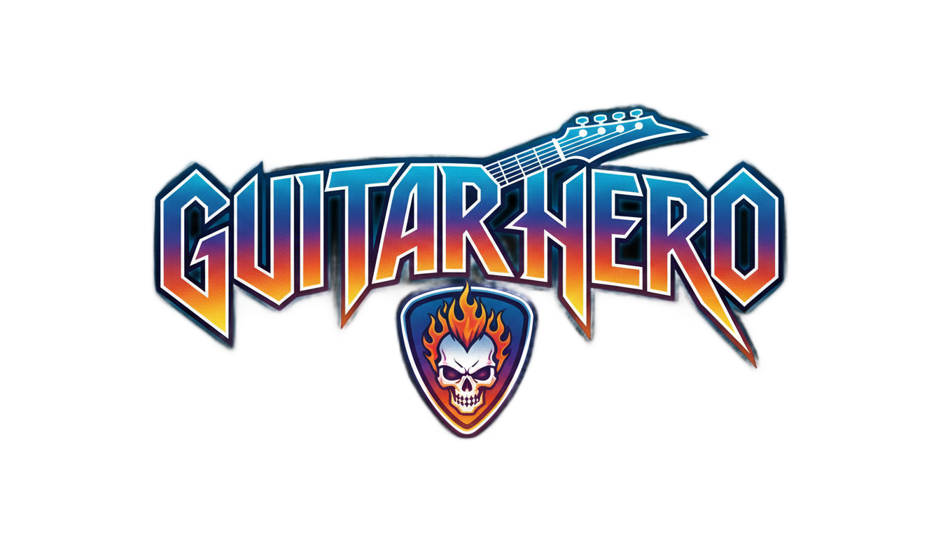guitar hero logo png PNG transparent background