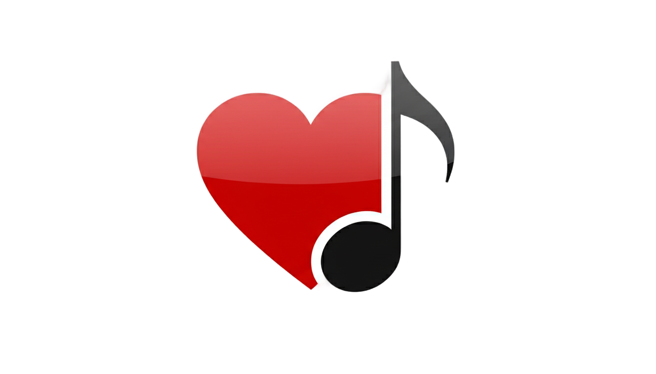 heart music note png PNG transparent background