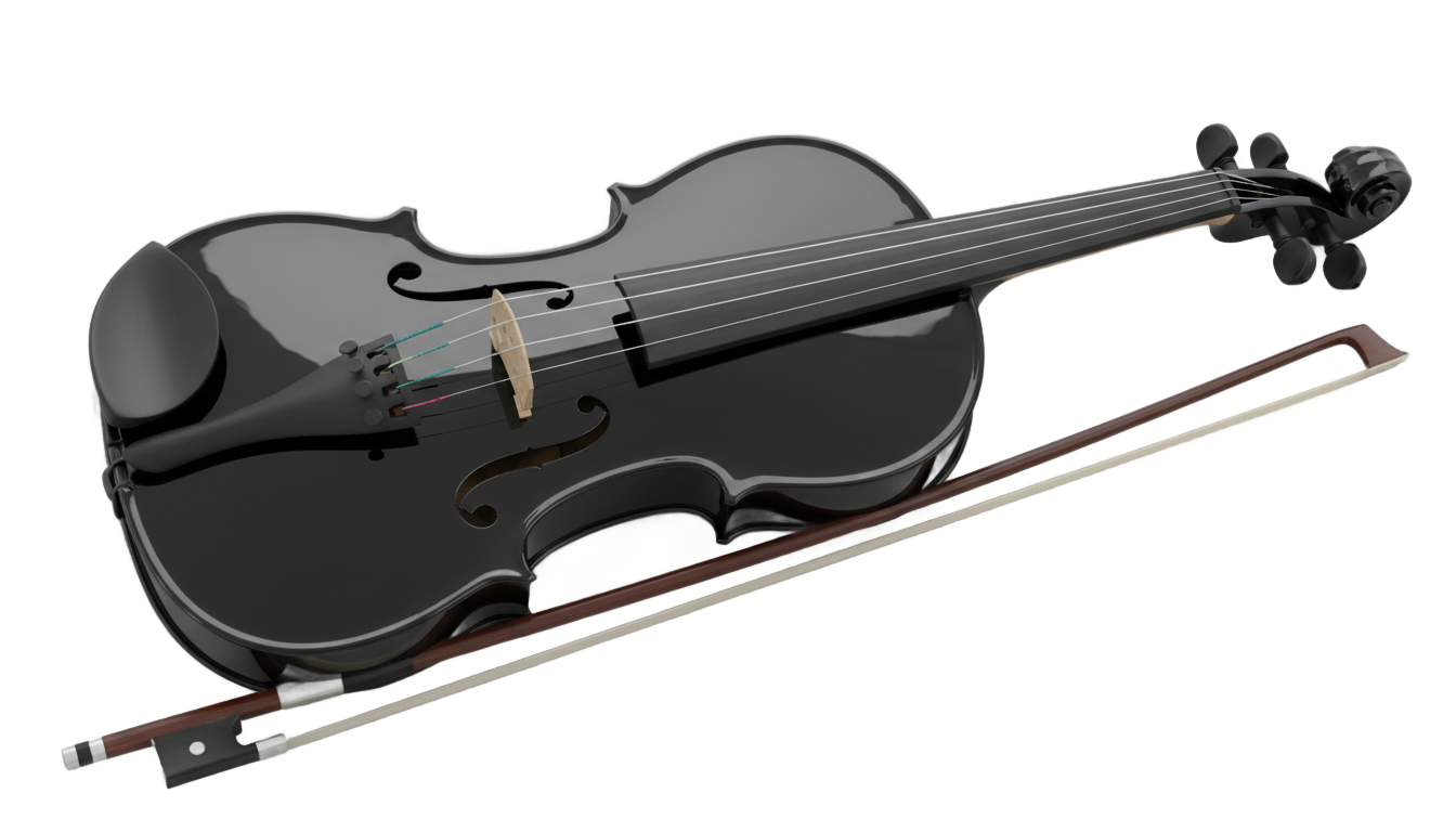 black violin png PNG transparent background