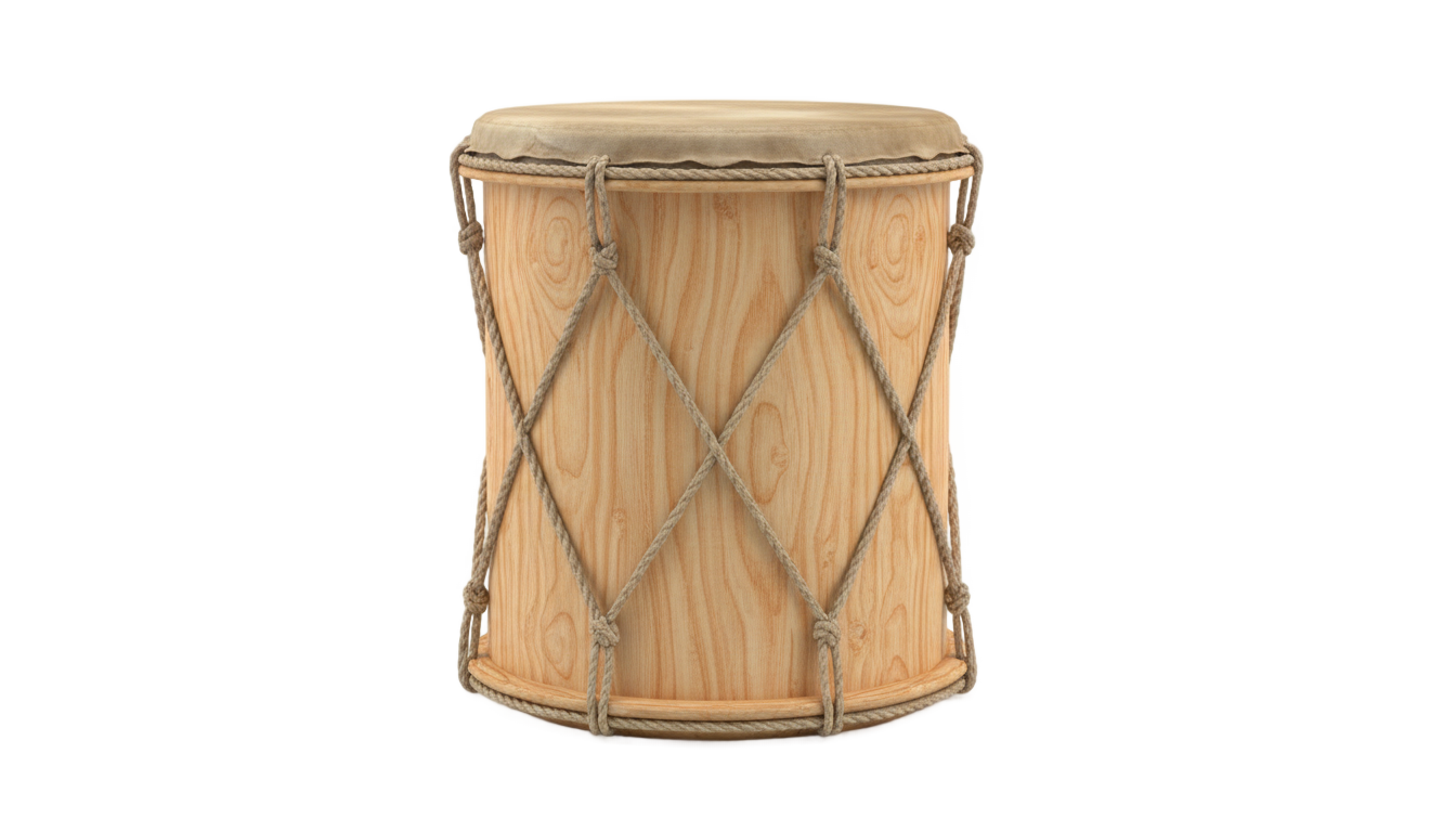 wooden drum png PNG transparent background