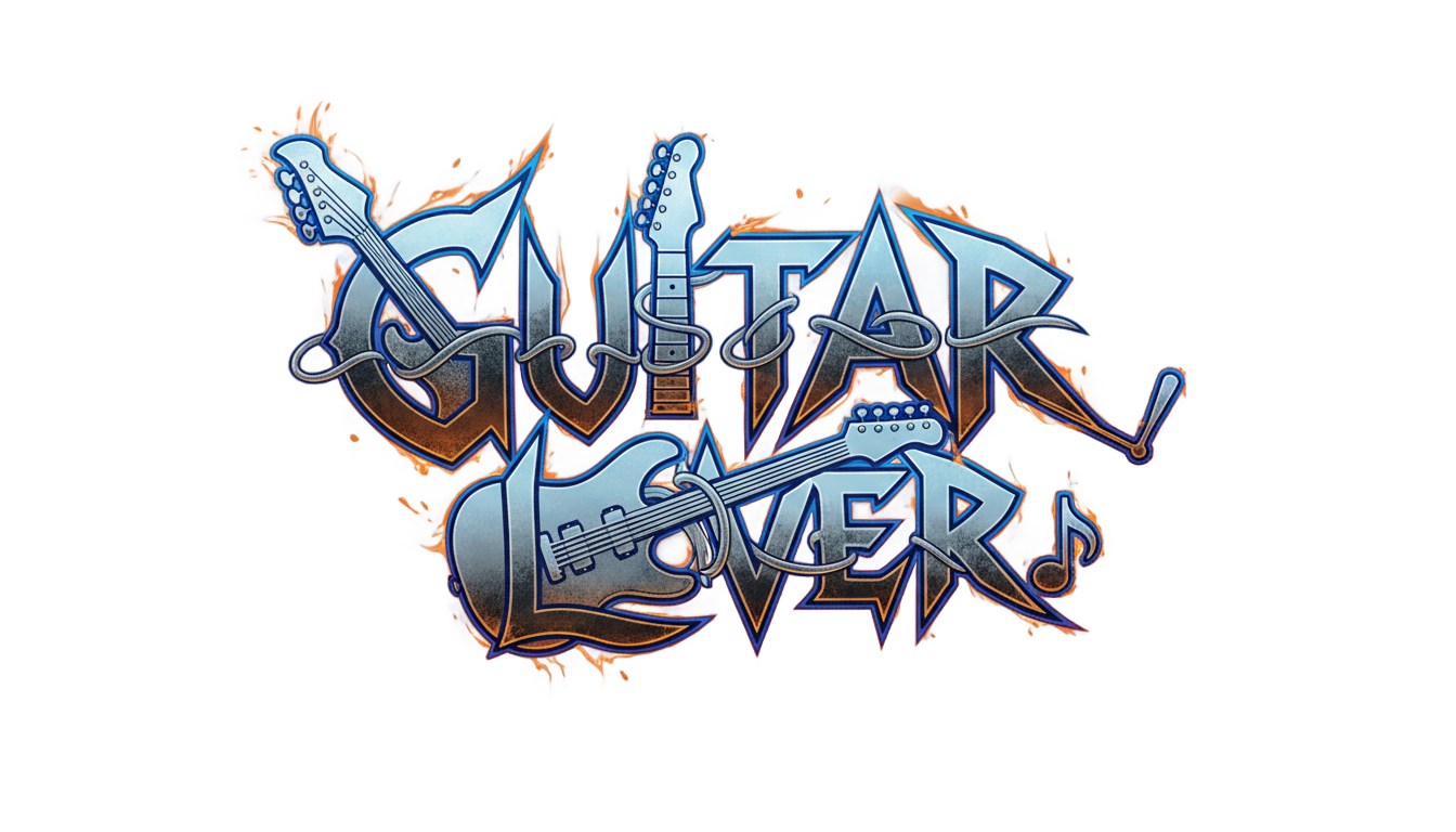 guitar lover text png PNG transparent background