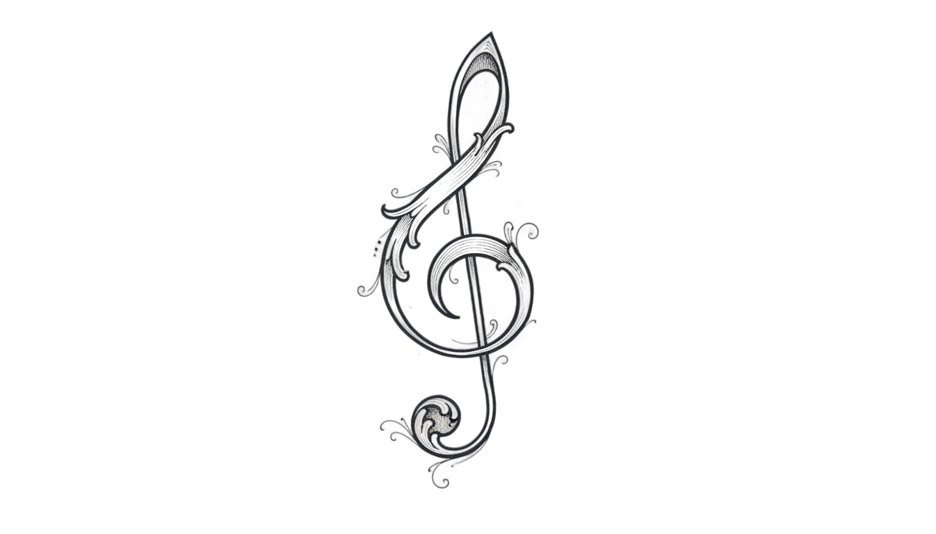 violin key png PNG transparent background