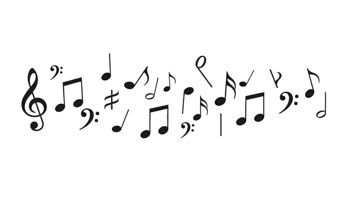 music note clip art png PNG transparent background