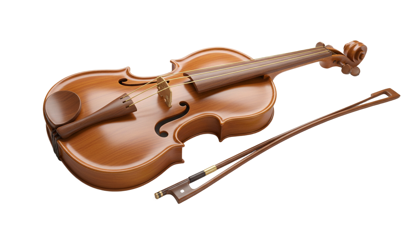 violin cartoon png PNG transparent background