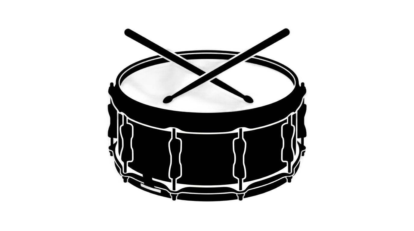 snare drum silhouette png PNG transparent background