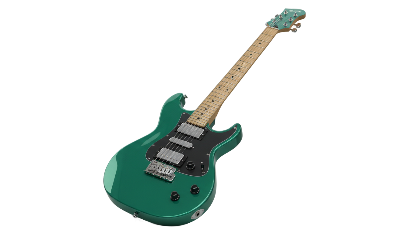 green guitar png PNG transparent background