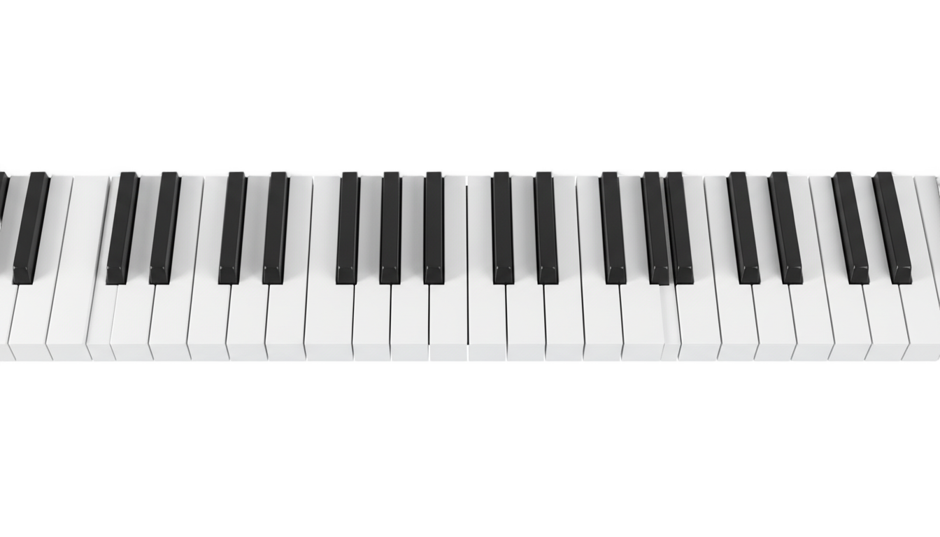 piano keyboard vector png PNG transparent background