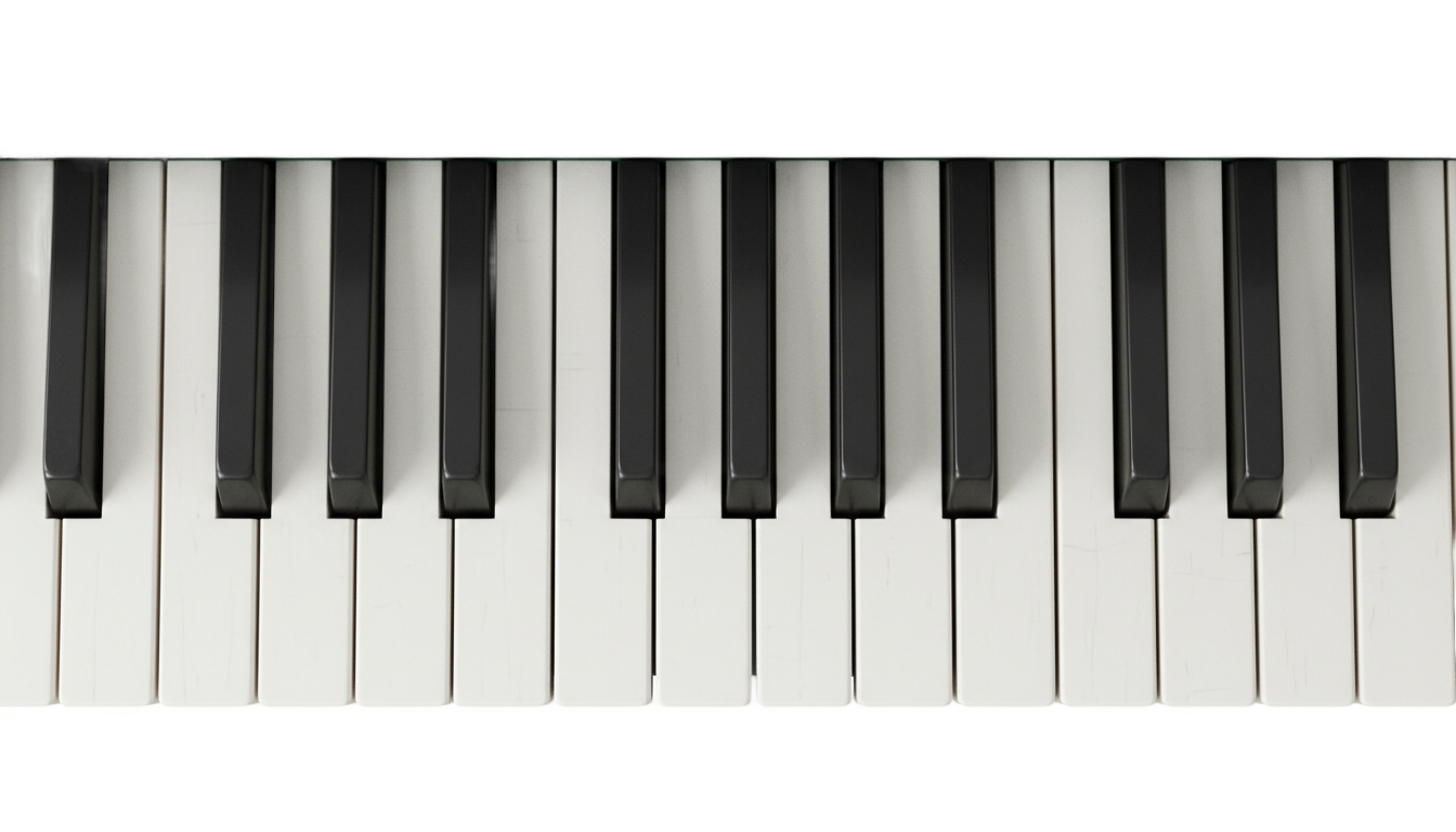 piano keys clipart png PNG transparent background