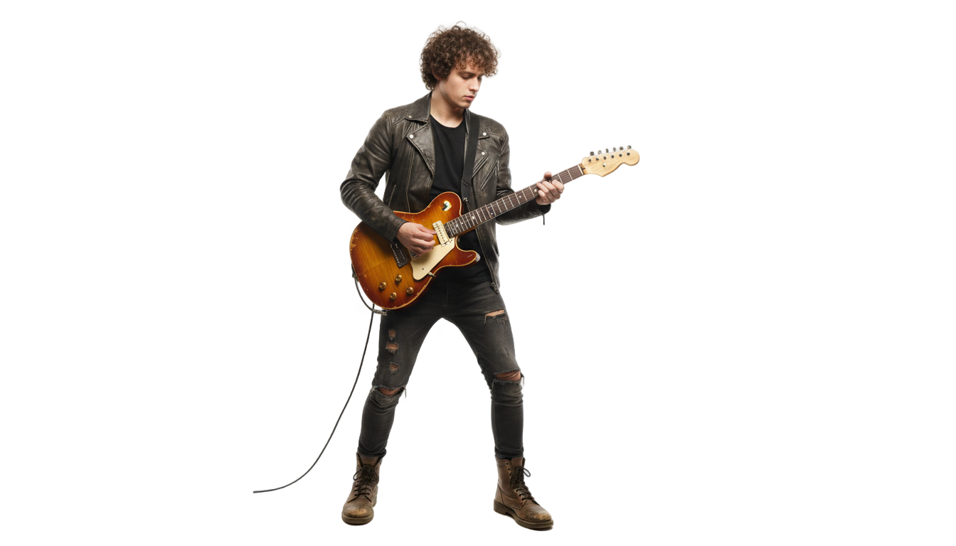 guitar player png PNG transparent background