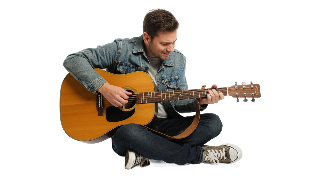 play guitar png PNG transparent background