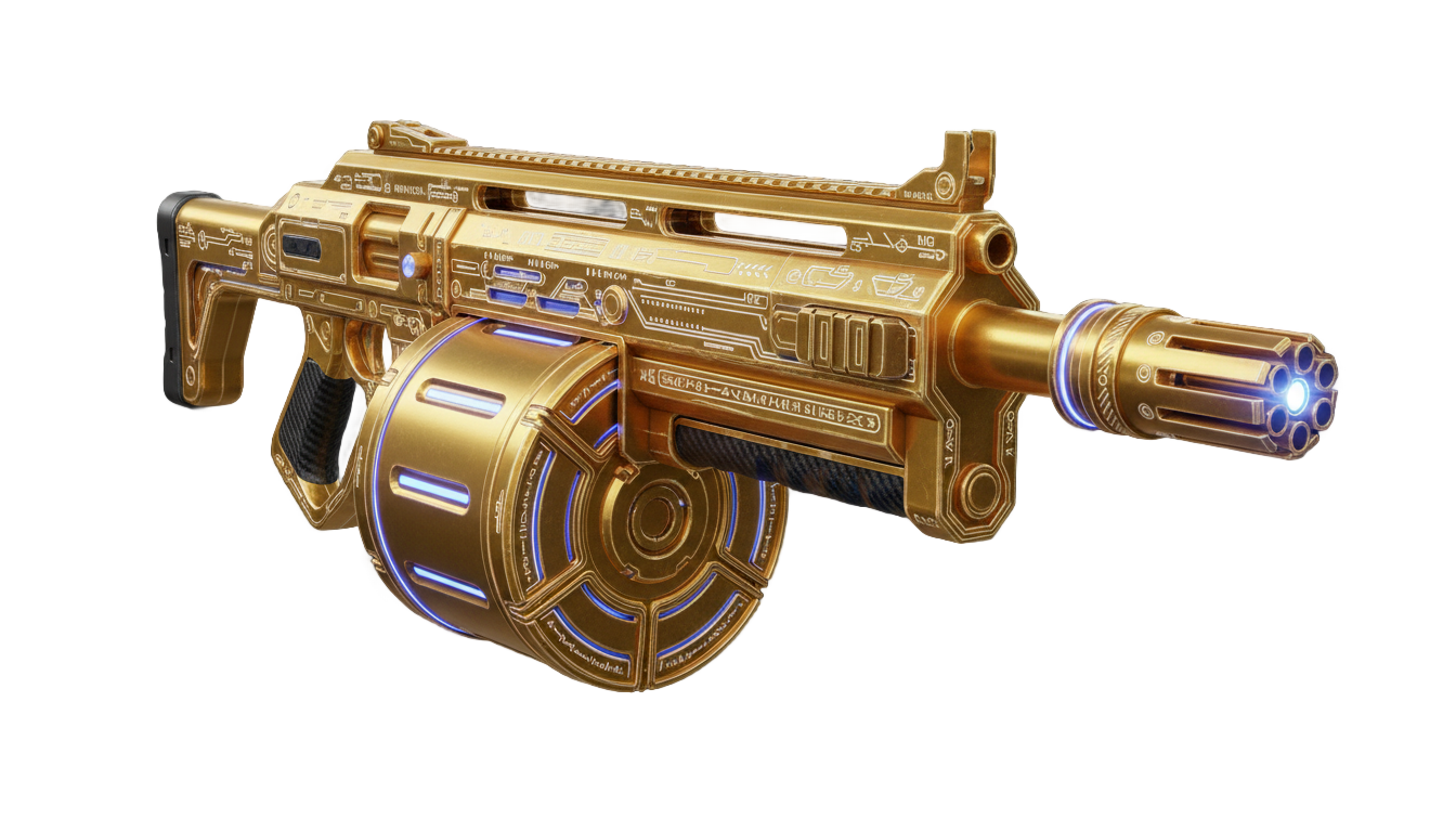 midas drum gun png PNG transparent background