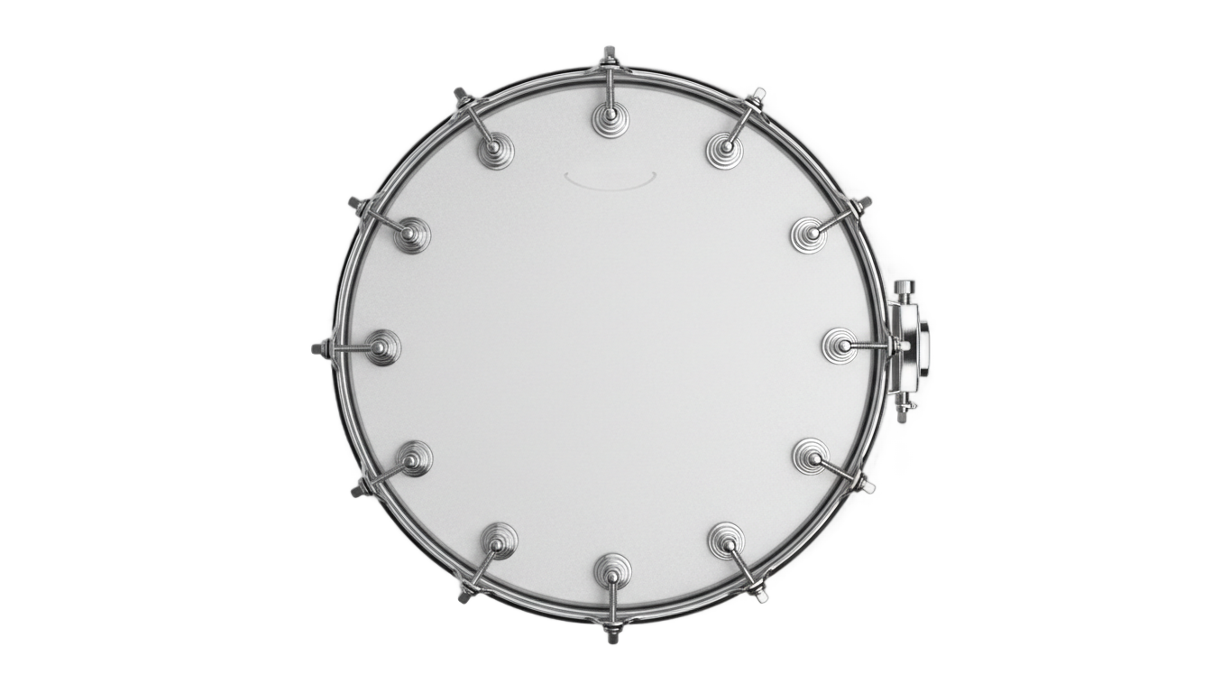 drum top view png PNG transparent background