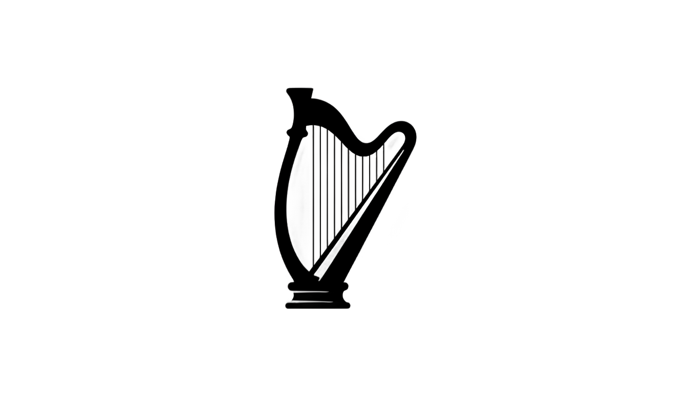 harp logo png PNG transparent background