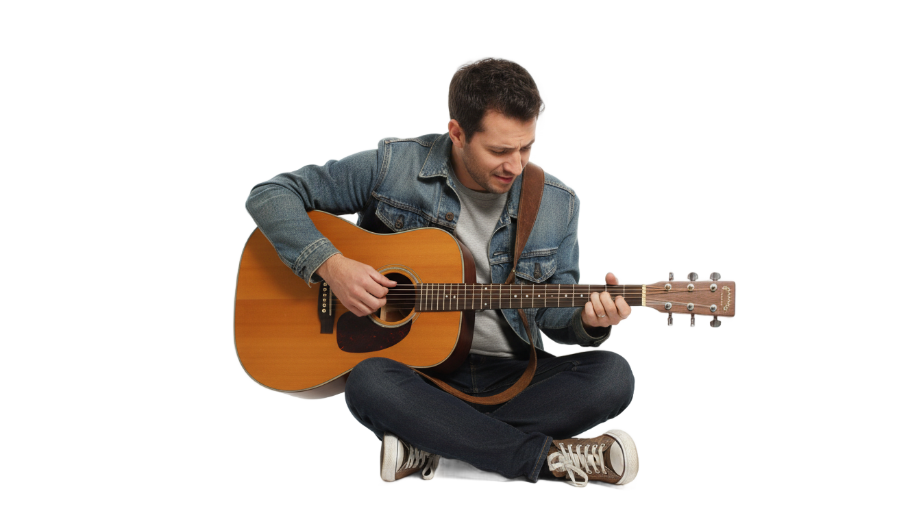 play guitar png PNG transparent background