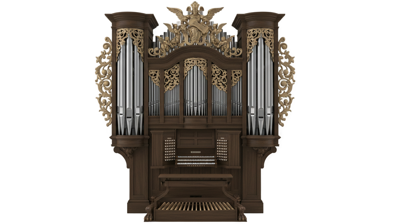 piano organ png PNG transparent background
