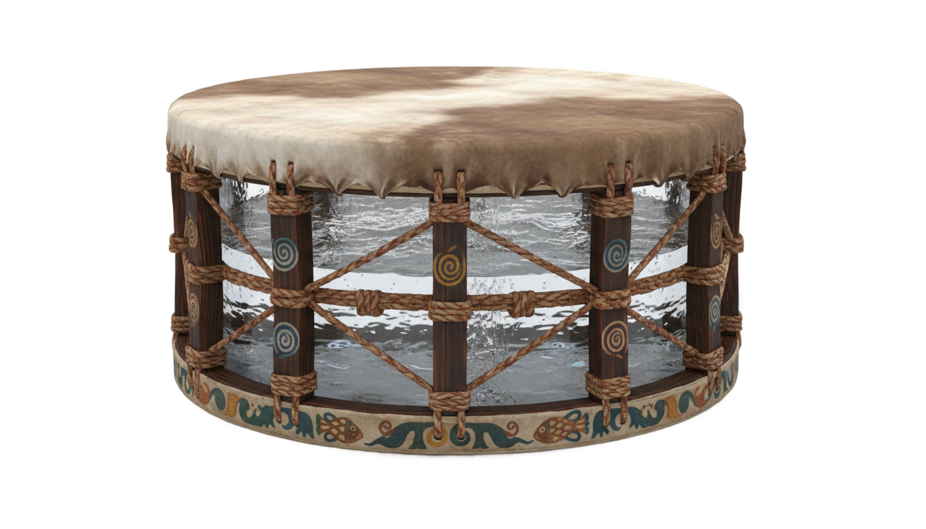 water drum png PNG transparent background