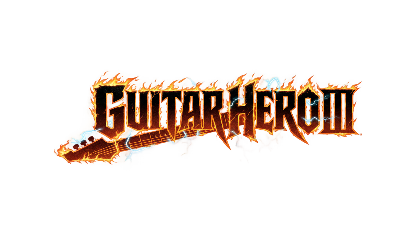 guitar hero 3 logo png PNG transparent background
