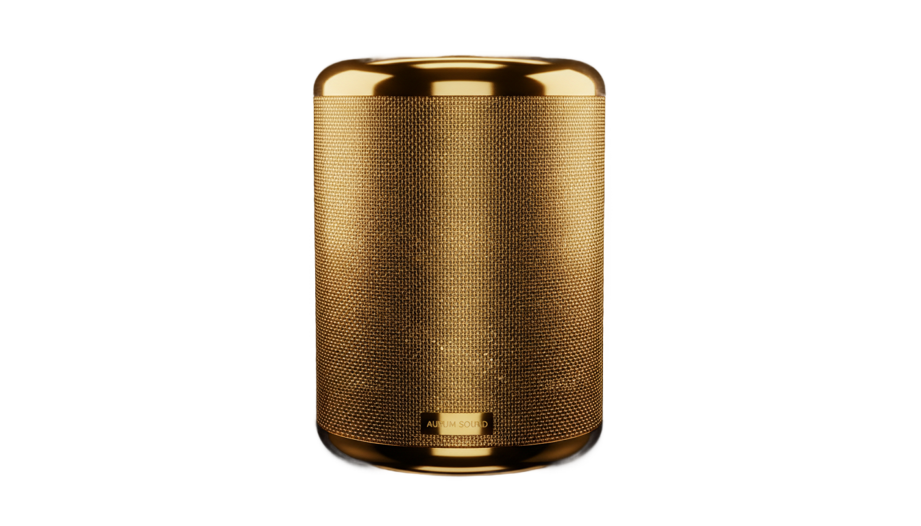 golden speaker png PNG transparent background