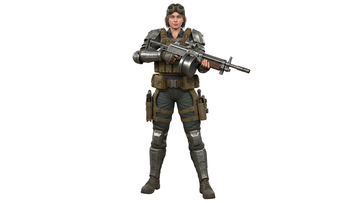 jules drum gun png PNG transparent background