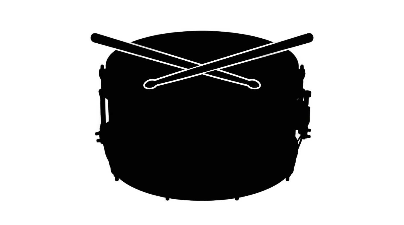snare drum silhouette png PNG transparent background