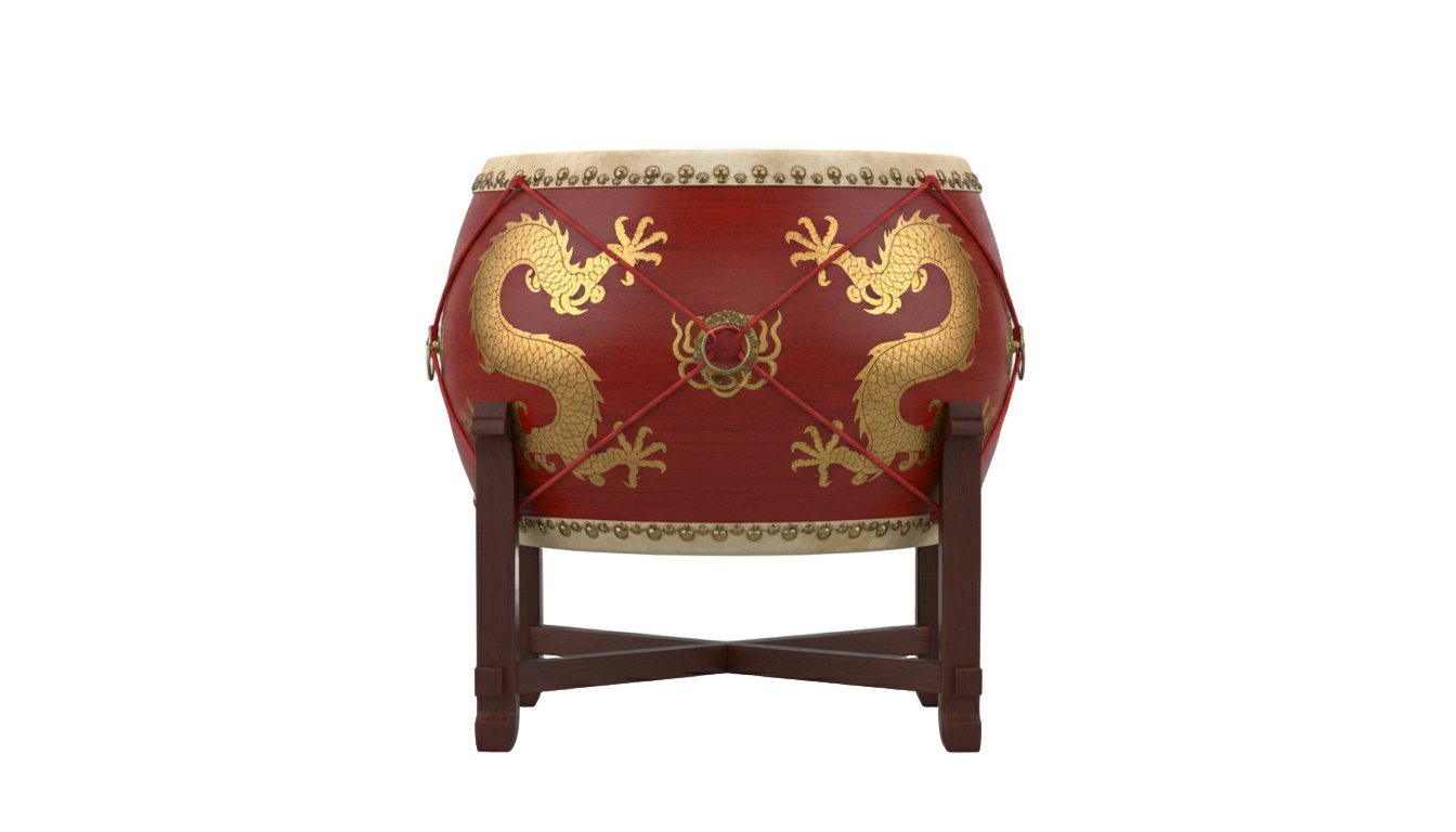 chinese drum png PNG transparent background