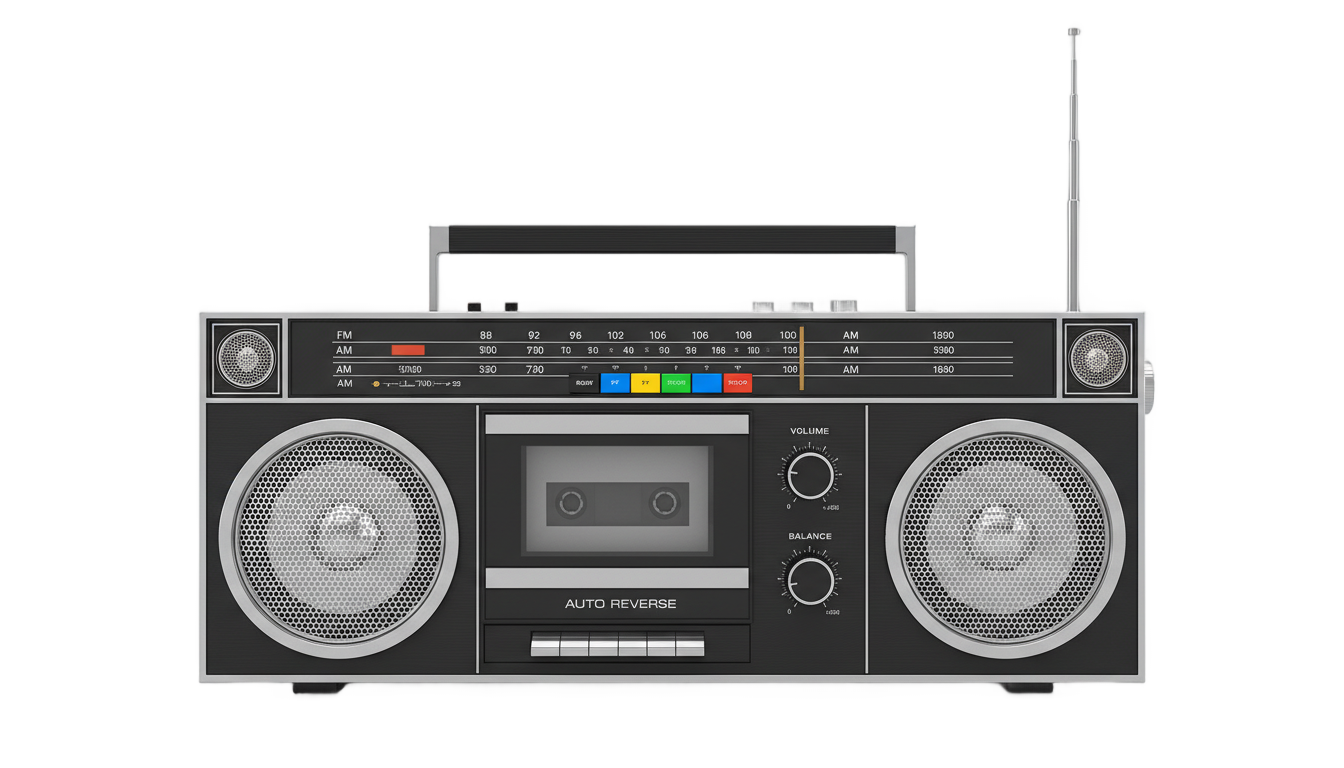cartoon boombox png PNG transparent background