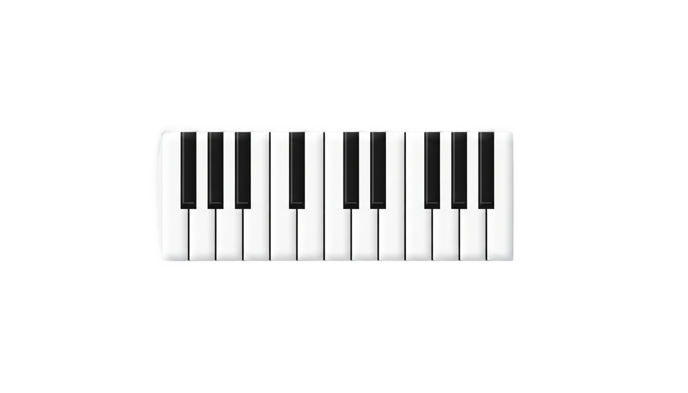 piano keys icon png PNG transparent background