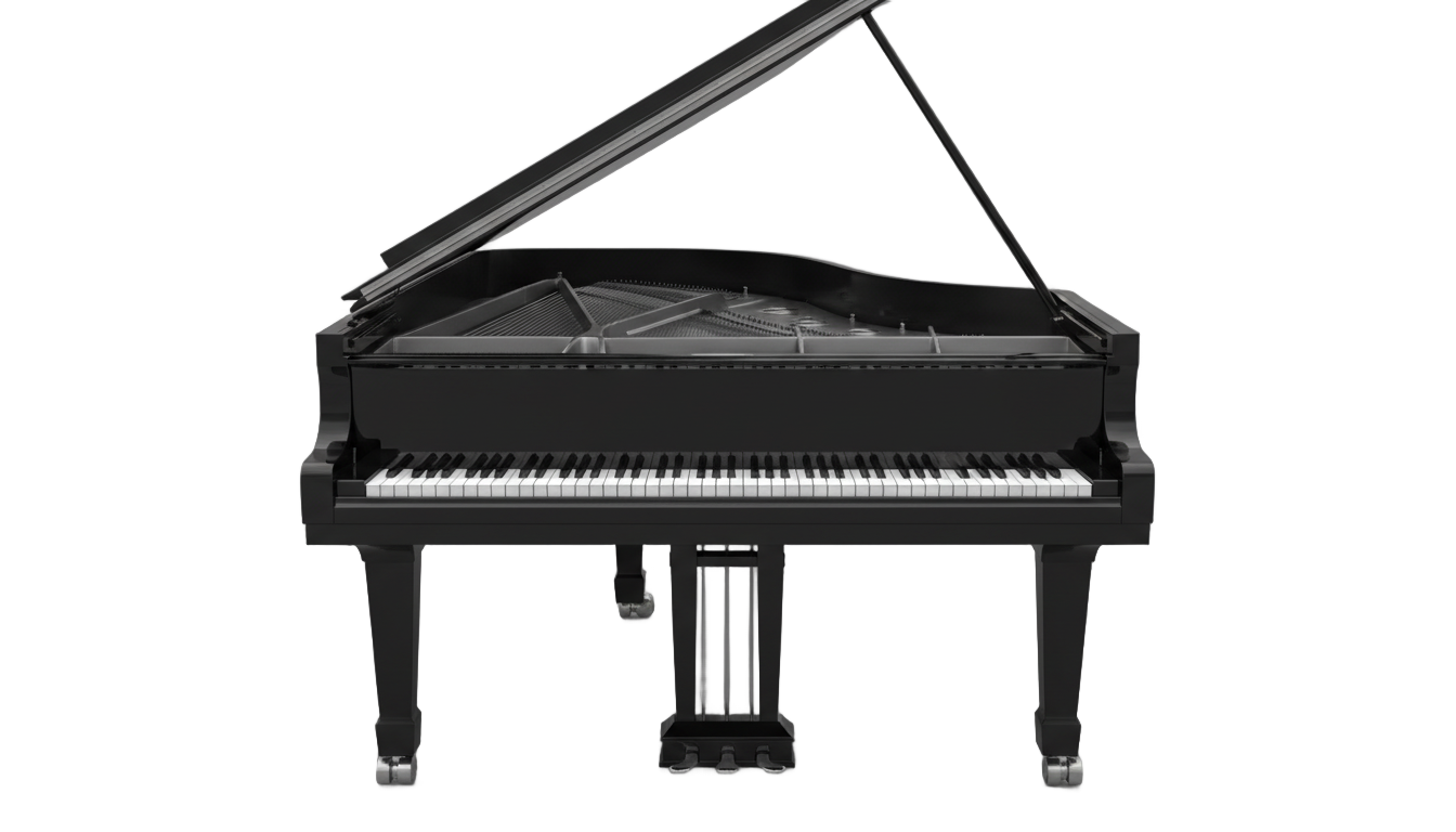piano png black and white PNG transparent background