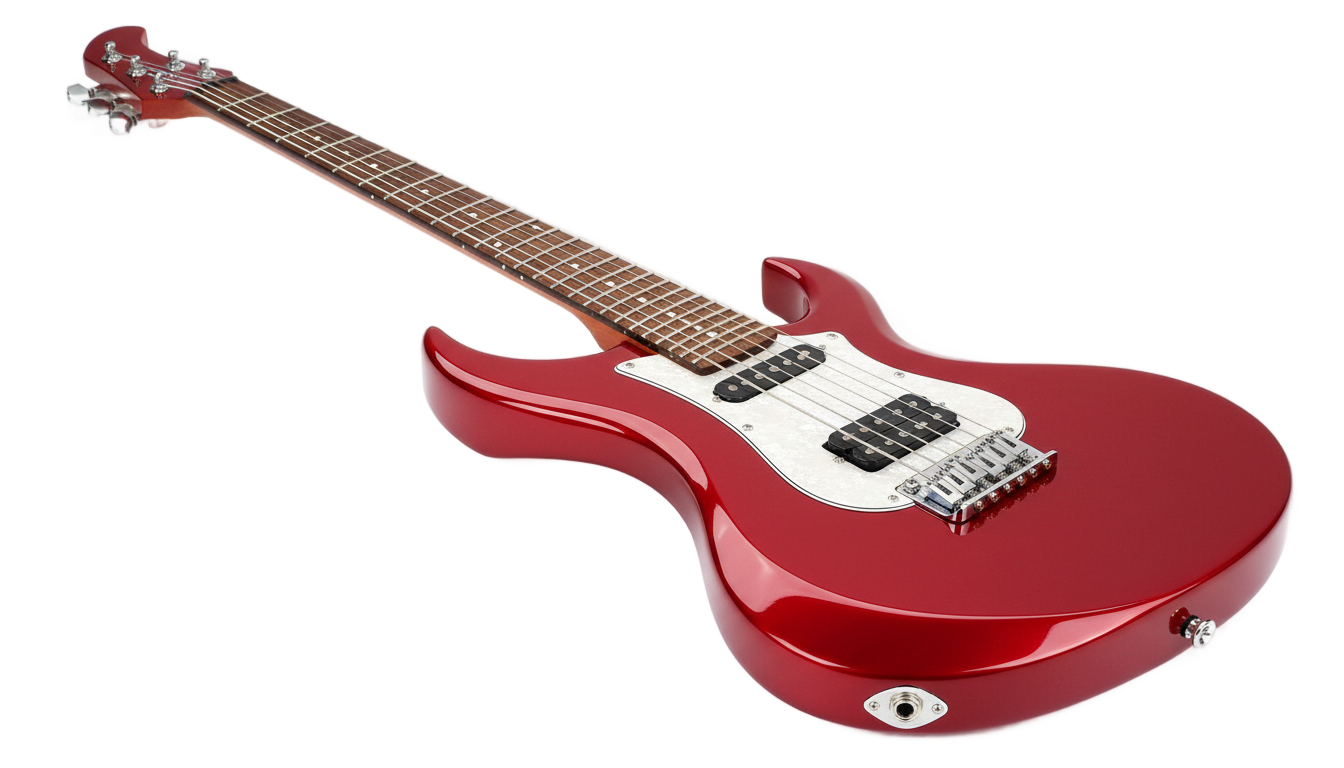 cartoon electric guitar png PNG transparent background