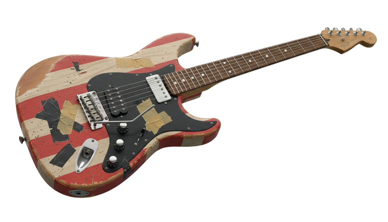 eddie van halen guitar png PNG transparent background