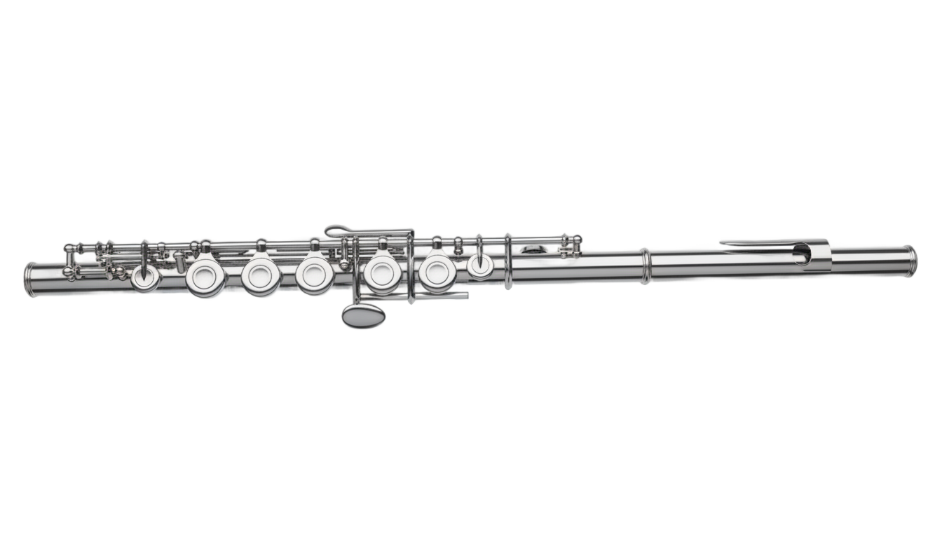 flute black and white png PNG transparent background