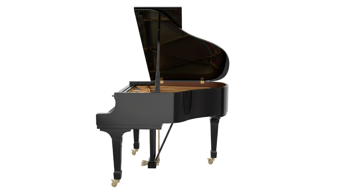 piano back view png PNG transparent background