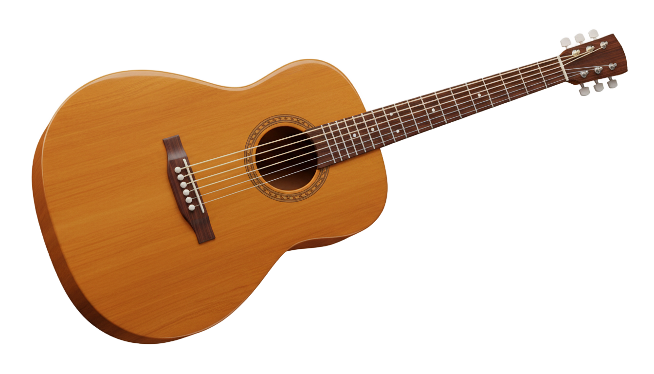 guitar 3d png PNG transparent background