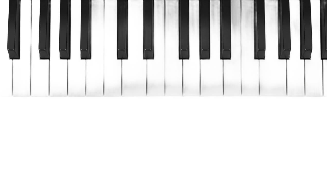 piano keyboard vector png PNG transparent background