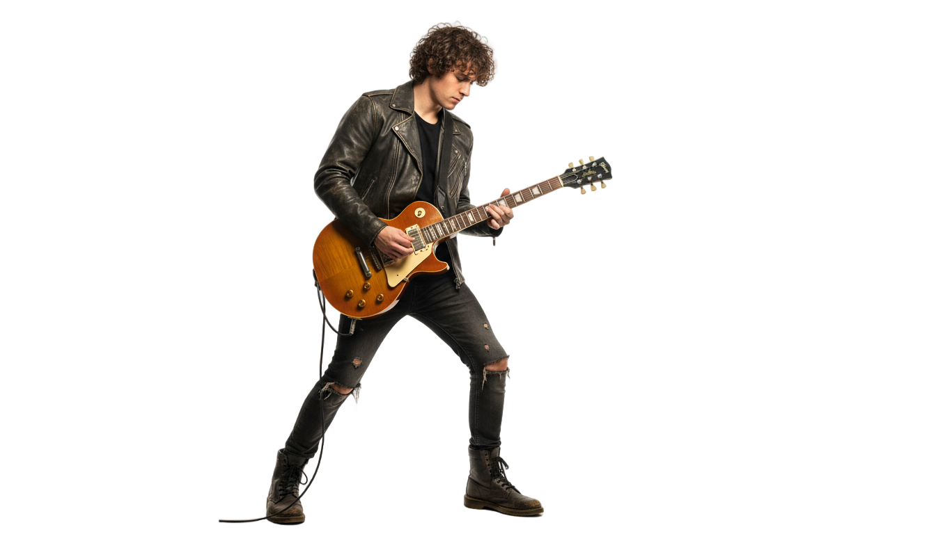 guitar player png PNG transparent background