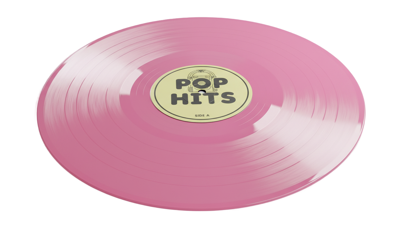 pink vinyl record png PNG transparent background