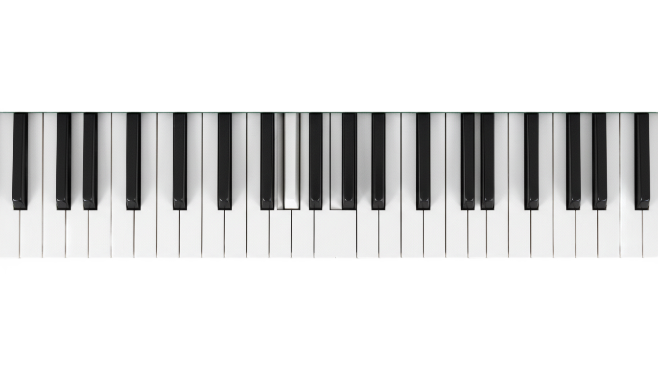 piano keyboard vector png PNG transparent background