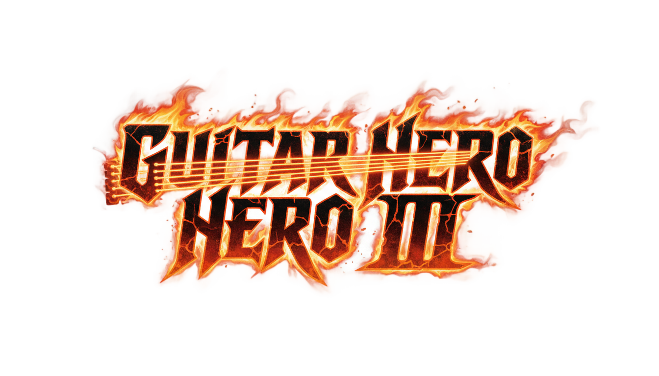 guitar hero 3 logo png PNG transparent background