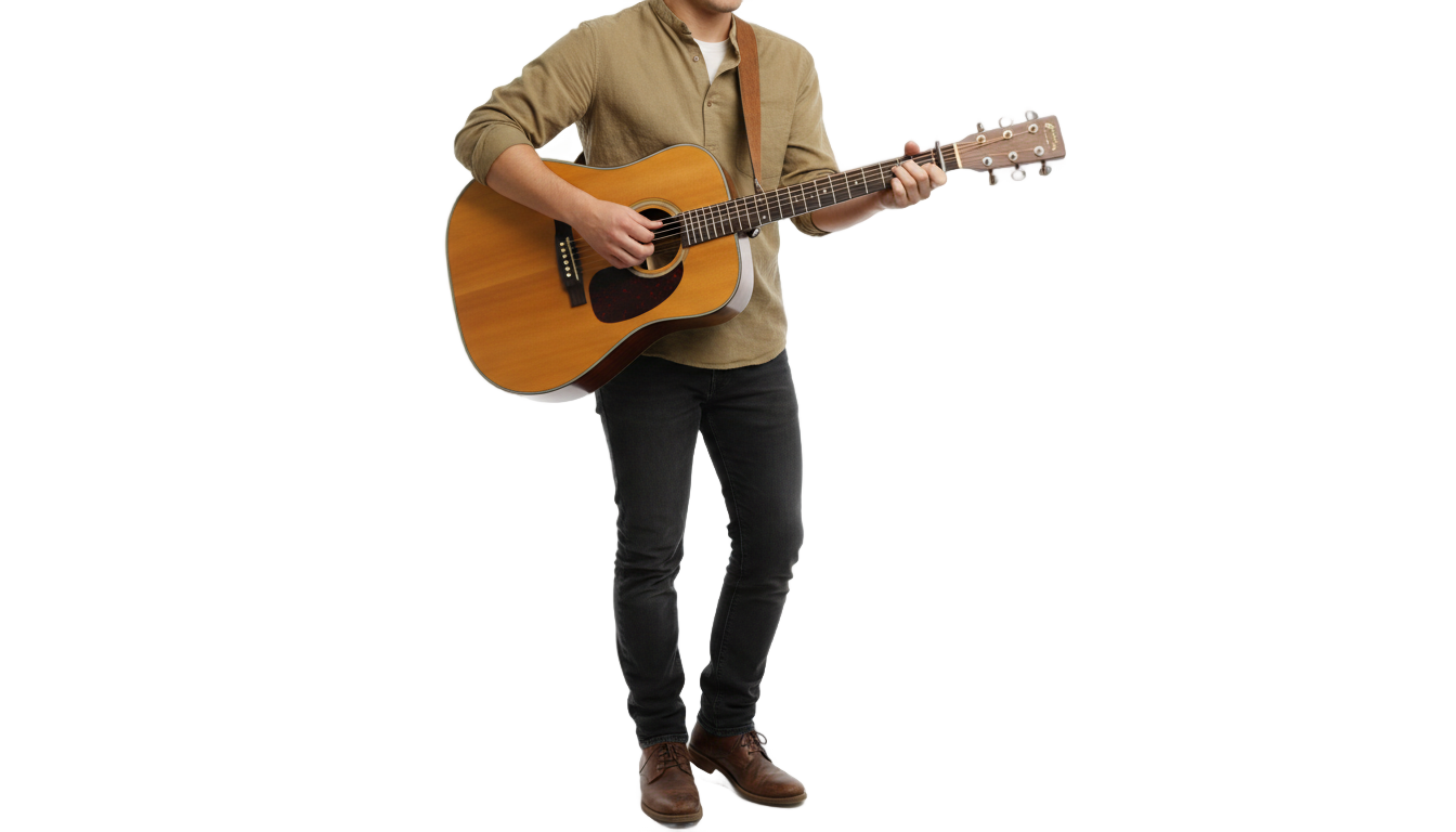 playing guitar png PNG transparent background