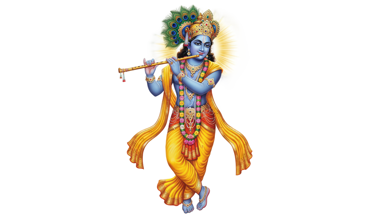 lord krishna flute png PNG transparent background