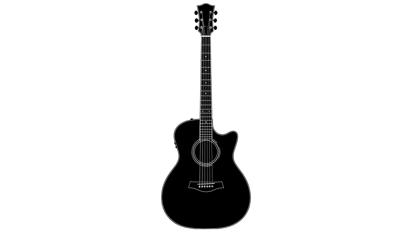 guitar shape png PNG transparent background